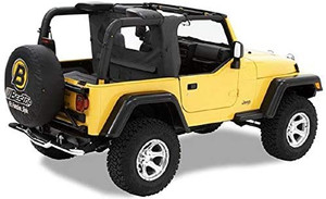Bestop 80035-35 Black Diamond Wraparound Windjammer Wind Break for 03-06 Wrangler TJ Including Unlimited Bestop 80035-35 Black Diamond Wraparound Windjammer Wind Break for 03-06 Wrangler TJ Including Unlimited