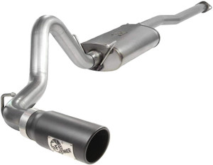 aFe Power 49-46001-1B Cat-Back Exhaust System Black Tip