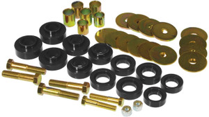 Prothane 7-139-BL Black Body Mount Kit with Hardware