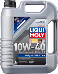 Liqui Moly 2043 MoS2 Anti-Friction 10W-40 Motor Oil - 5 Liter Bottle Liqui Moly 2043 MoS2 Anti-Friction 10W-40 Motor Oil - 5 Liter Bottle
