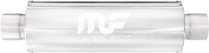 Magnaflow 14416 Polished Stainless Steel 2.5" Center Round Muffler