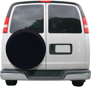 Classic Accessories 75387 Overdrive Universal Fit Spare Tire Cover, Black, Large Large Black