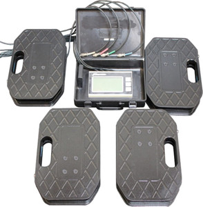 Proform 67650 Vehicle Scale System Kit with 14-1/2" x 9-1/2" x 2-1/2" 4-Scale Pads - 1,250 lbs. Capacity Per Scale