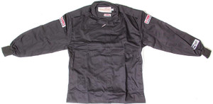 Gforce Racing Gear 4126LRGBK GF 125 Black Large Single Layer Racing Jacket Large Black