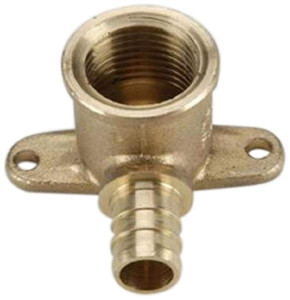 BestPEX 51181 Metal Pex Drop Ear Elbow, 0.5" Size