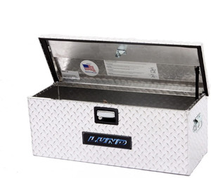Lund/Tradesman 288271A 32-Inch Aluminum ATV Storage Box, Diamond Plated, Silver Lund/Tradesman 288271A 32-Inch Aluminum ATV Storage Box, Diamond Plated, Silver