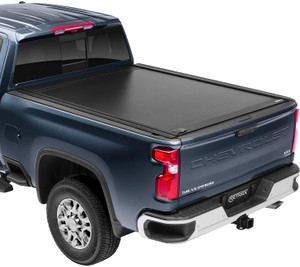 Retrax RetraxONE MX Retractable Truck Bed Tonneau Cover | 60484 | Fits 2020-2022 Chevy/GMC Silverado/Sierra 2500/3500HD (Does not fit w/Factory Side Storage Boxes) 6' 10" Bed (82.2"), Black Manually Operated