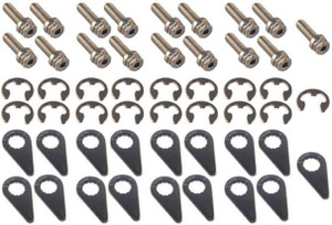 Stage 8-8916 Mopar 4.7, 5.7, 6.1 Liter Hemi V8 Header Bolt Set - 8mm 1.25x25mm Bolts 6 Point DHH - Set of 17 Pieces