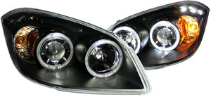 AnzoUSA 121344 Black Clear Projector Halo Headlight with LED for Chevrolet Cobalt - (Sold in Pairs) AnzoUSA 121344 Black Clear Projector Halo Headlight with LED for Chevrolet Cobalt - (Sold in Pairs)