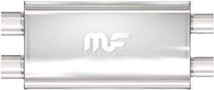 Magnaflow 12599 Satin Stainless Steel 3" Dual Oval Muffler