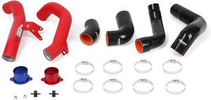 Mishimoto MMICP-CIV-16KWRD Intercooler Pipe Kit Compatible With Honda Civic 1.5T, 2016+/Honda Civic Si, 2017+ Wrinkle Red Mishimoto MMICP-CIV-16KWRD Intercooler Pipe Kit Compatible With Honda Civic 1.5T, 2016+/Honda Civic Si, 2017+ Wrinkle Red