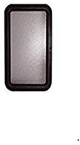 Valterra A77051 69846 12" x 21" RV Door Glass with Black Frame