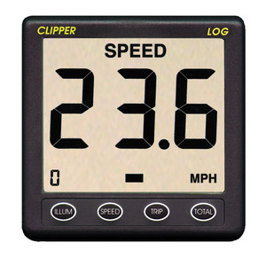 Clipper Speed Log Instrument w/Transducer & Cover Clipper Speed Log Instrument w/Transducer & Cover