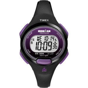 Timex IRONMAN® 10-Lap Watch - Mid-Size - Purple/Black Timex IRONMAN® 10-Lap Watch - Mid-Size - Purple/Black