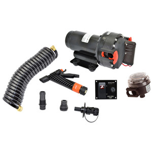 Johnson Pump 5.2 GPM Aqua Jet Washdown Pump Kit w/Hose - 24V Johnson Pump 5.2 GPM Aqua Jet Washdown Pump Kit w/Hose - 24V