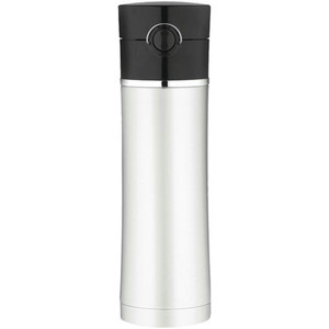 Thermos Sipp Vacuum Insulated Drink Bottle - 16 oz. - Stainless Steel/Black Thermos Sipp Vacuum Insulated Drink Bottle - 16 oz. - Stainless Steel/Black