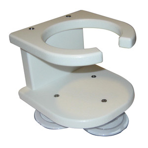 TACO 1-Drink Poly Cup Holder - White TACO 1-Drink Poly Cup Holder - White
