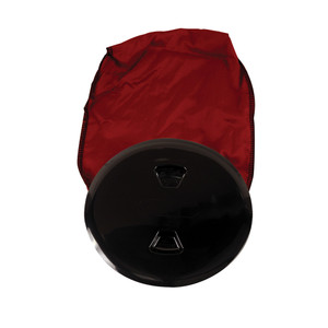 Beckson 5" Stow-Away Deck Plate - Black w/12" Bag Beckson 5" Stow-Away Deck Plate - Black w/12" Bag