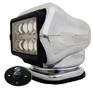 Golight LED Stryker Searchlight w/Wired Dash Remote - Permanent Mount - Chrome Golight LED Stryker Searchlight w/Wired Dash Remote - Permanent Mount - Chrome