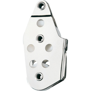 Ronstan Series 30 Fiddle Block - Narrow w/Tube Rivet Head & V-Jam Cleat Ronstan Series 30 Fiddle Block - Narrow w/Tube Rivet Head & V-Jam Cleat