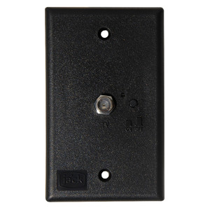 KING Jack PB1001 TV Antenna Power Injector Switch Plate - Black KING Jack PB1001 TV Antenna Power Injector Switch Plate - Black