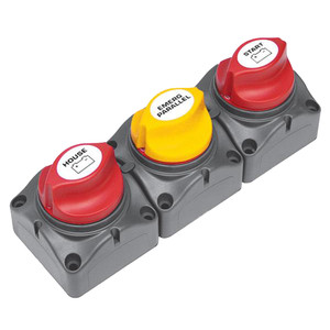 BEP Battery Distribution Cluster f/Single Engine w/Two Dedicated Battery Banks - Horizontal Mounting BEP Battery Distribution Cluster f/Single Engine w/Two Dedicated Battery Banks - Horizontal Mounting