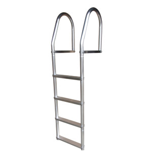 Dock Edge Fixed Eco - Weld Free Aluminum 4-Step Dock Ladder Dock Edge Fixed Eco - Weld Free Aluminum 4-Step Dock Ladder