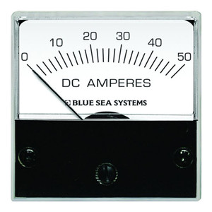 Blue Sea 8041 DC Analog Micro Ammeter - 2" Face, 0-50 Amperes DC Blue Sea 8041 DC Analog Micro Ammeter - 2" Face, 0-50 Amperes DC