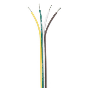 Ancor Ribbon Bonded Cable - 16/4 AWG - Brown/Green/White/Yellow - Flat - 100' Ancor Ribbon Bonded Cable - 16/4 AWG - Brown/Green/White/Yellow - Flat - 100'