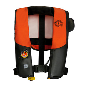 Mustang HIT Automatic Inflatable PFD - Law Enforcement Edition w/Customizable Back Flap - Orange/Black Mustang HIT Automatic Inflatable PFD - Law Enforcement Edition w/Customizable Back Flap - Orange/Black