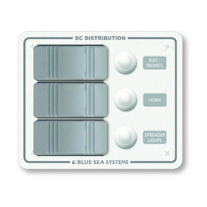 Blue Sea 8274 Water Resistant Panel - 3 Position - White - Vertical Mount Blue Sea 8274 Water Resistant Panel - 3 Position - White - Vertical Mount