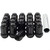 Wheel Accessories Parts 14x1.5 Spline Lug Nuts Black 20 Pack 1.50" Long Truck Small Diameter Lug Nut Closed End Cone Seat Acorn 6 Spline with Key (M14x1.50 Spline, Black) M14 x 1.50 Black