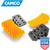 Camco 44425 RV Curved Leveler with Chock - 2 Pack - Easy Drive-on Leveler Adds Up to 4" in Height