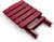 Camco 51684 Adirondack Folding Table Small - Red Regular Red