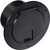 RV Designer B113, Round Electrical Cable Hatch, Deluxe, Replaceable Lid, 5.2 inch Diameter, Black