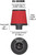 AEM 21-203DK 3" Inlet x 5" Element Dryflow Air Filter