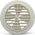 RV Camper Ceiling AC Vent with Damper White PN 94275
