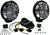 KC Hilites 152 Apollo Pro 6" 100W Round Fog Light Kit with Polymax Housing - Pair Fog Pair