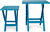 Camco 51690 Adirondack Folding Table Large - Aqua Large Aqua Camco 51690 Adirondack Folding Table Large - Aqua Large Aqua
