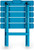 Camco 51690 Adirondack Folding Table Large - Aqua Large Aqua Camco 51690 Adirondack Folding Table Large - Aqua Large Aqua