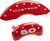 MGP Caliper Covers 10198SM50RD Caliper Cover with Red Powder Coat Finish, (Set of 4)