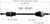 SurTrack SB-8040 CV Axle Shaft