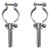 Whitecap Clamp-On Oarlocks - Zinc Plated