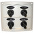 Marinco Splash Proof Panel - 4 Way - White Marinco Splash Proof Panel - 4 Way - White