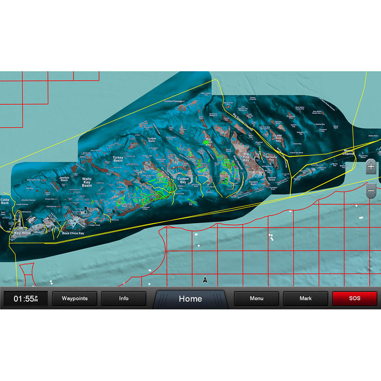 Garmin Standard Mapping® - Florida Keys Professional microSD™/SD™ Card