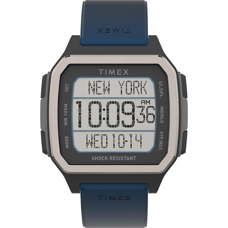 Timex Command Urban 47mm - Black Case w/Blue Strap