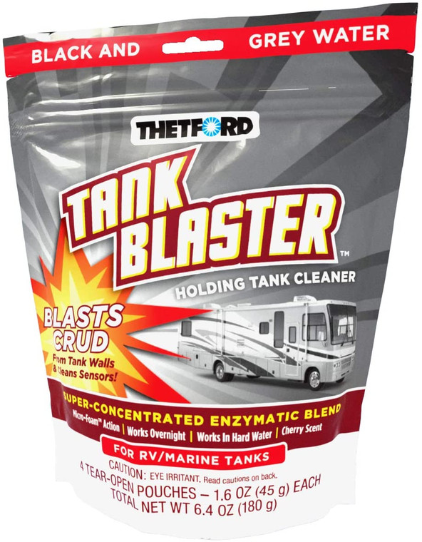 Thetford 96527 Tank Blaster Holding Tank Cleaner - 4-Pack 1.6 oz. Pouches