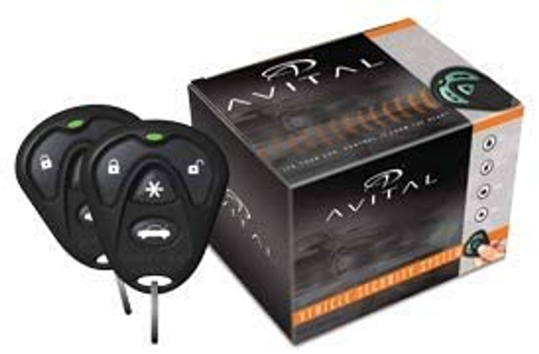 Avital 4105L Avistart Remote Start with Two 4-Button Controls 7.80in. x 5.80in. x 2.90in.