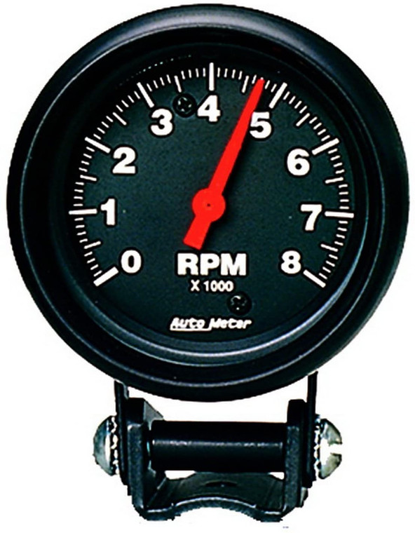 Auto Meter 2892 Z-Series Black 2-5/8-Inch 8000 RPM Mini Tach Tachometer
