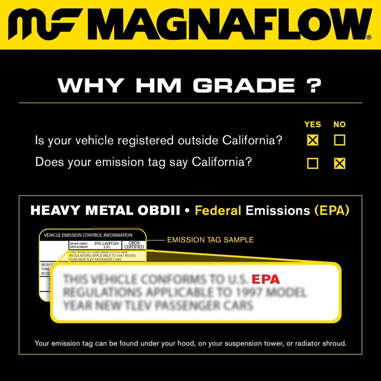 Magnaflow 23285 Direct Fit Catalytic Converter (Non CARB compliant)